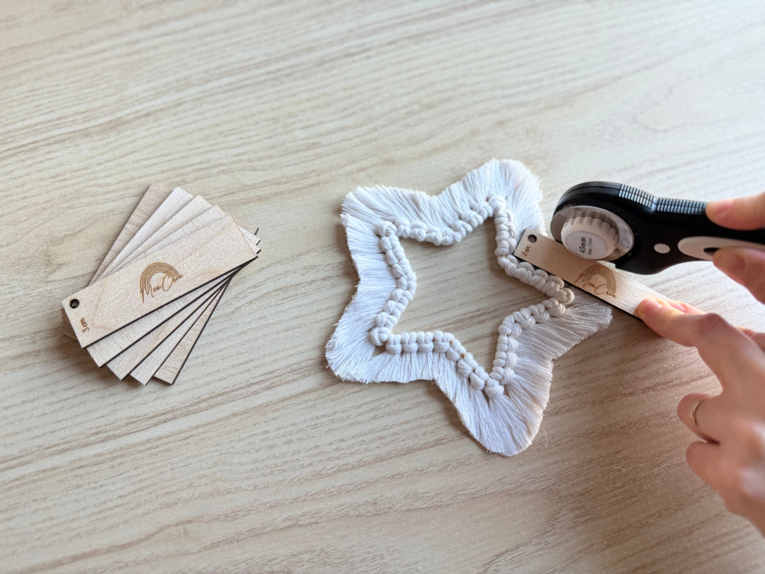 Lot : Pack de 6 reglettes d'espacement pour macramé