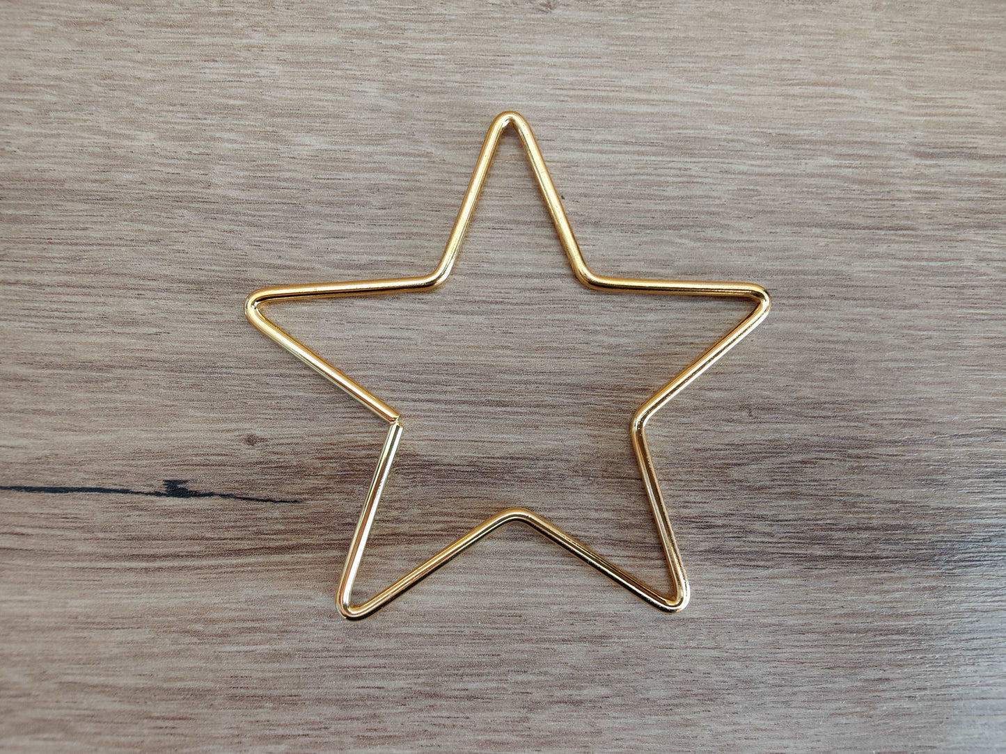 Étoile en métal 10 cm loisir créatif macramé