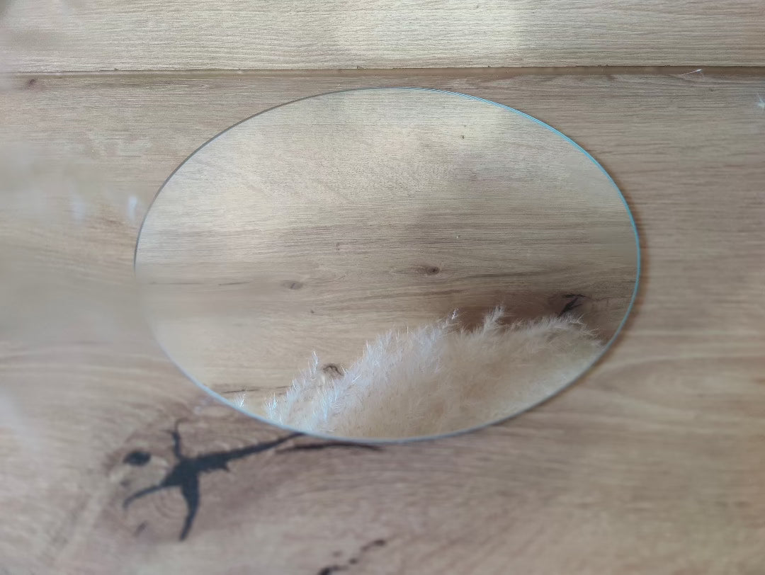 Miroir en verre rond 20 cm
