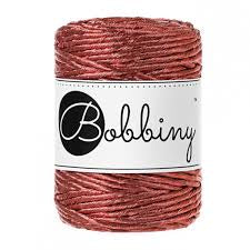 Bobbiny Metallic Cooper fil métallique macramé