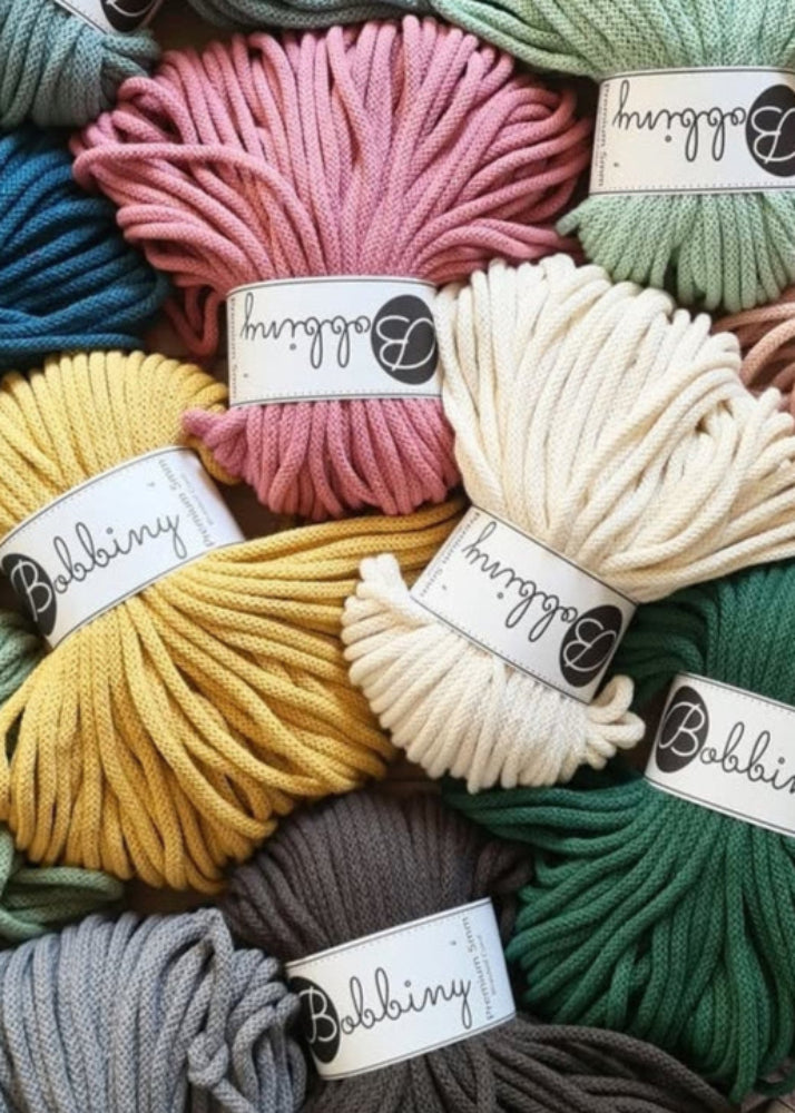 Bobbiny Corde Tréssé 5 mm | Fil Macramé
