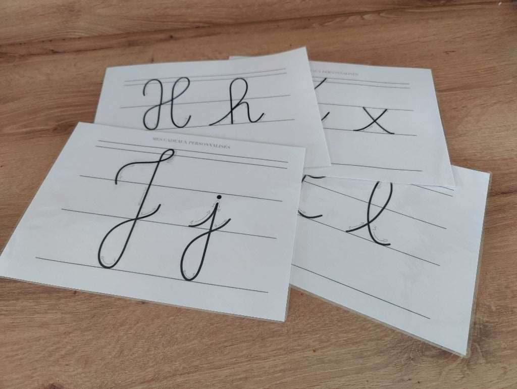 Template - Lettrage / Chiffre / Formes pour Tricotin guide alphabet