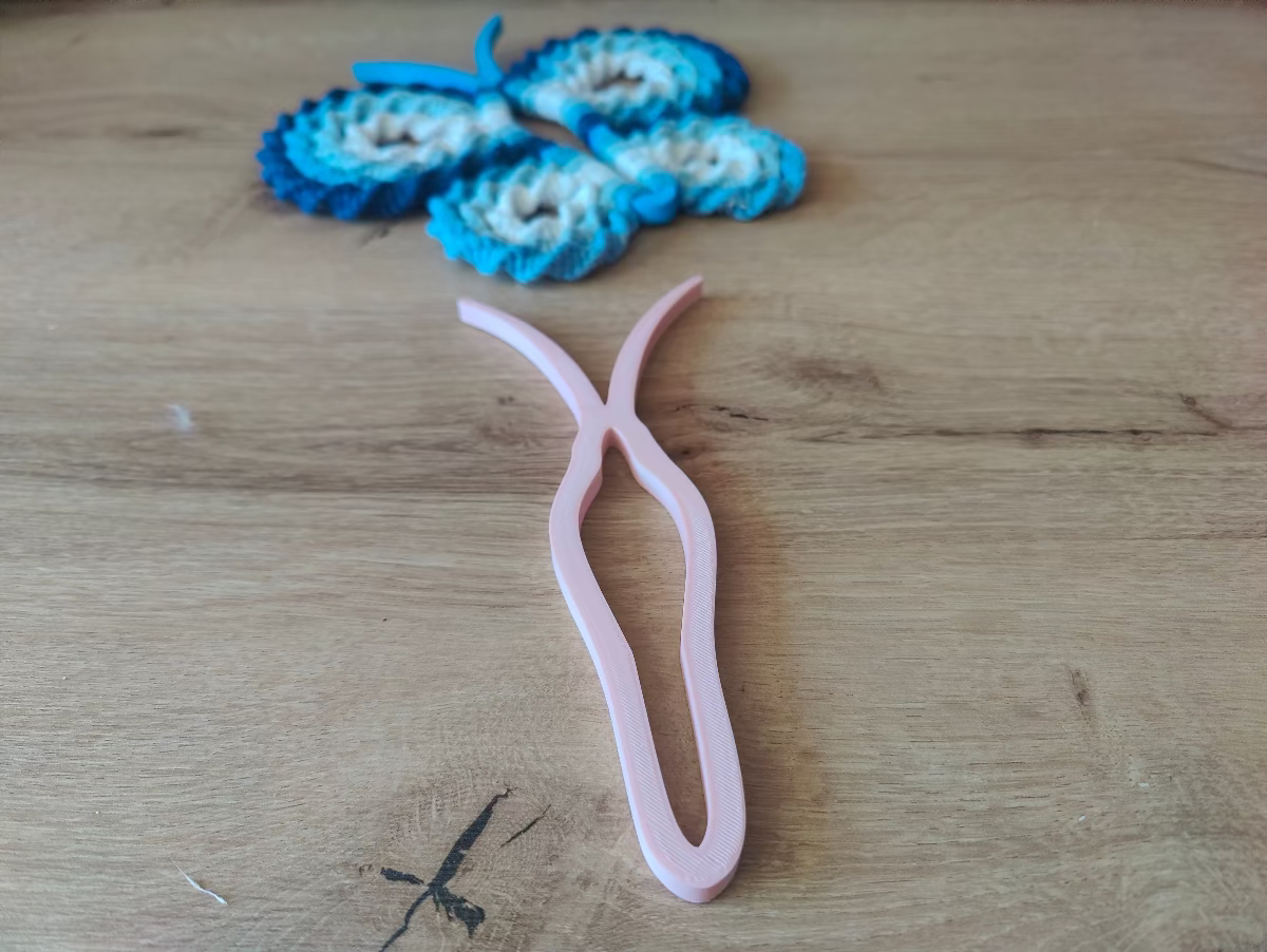 support papillon en 3d