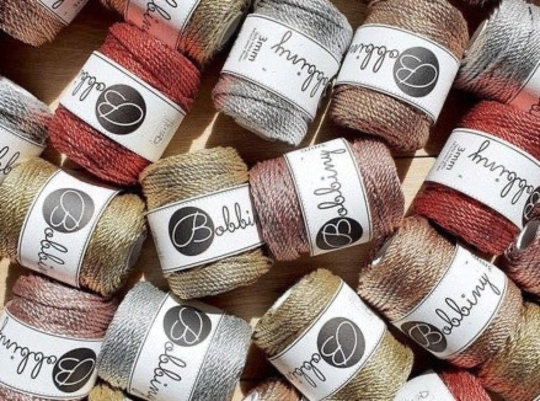 Corde macramé Bobbiny en précommande – pelotes en coton recyclé à réserver, disponibles bientôt chez MeaCrea, boutique artisanale française à Marseille