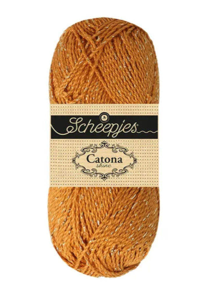 Catona shine scheepjes Ginger Gold - Gold