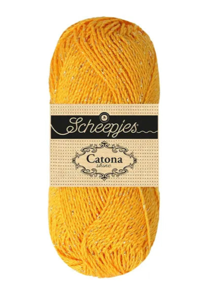 Catona shine scheepjes Yellow Gold - Gold