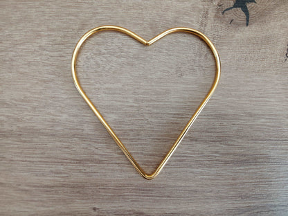 Cœur en métal loisirs créatifs macramé 