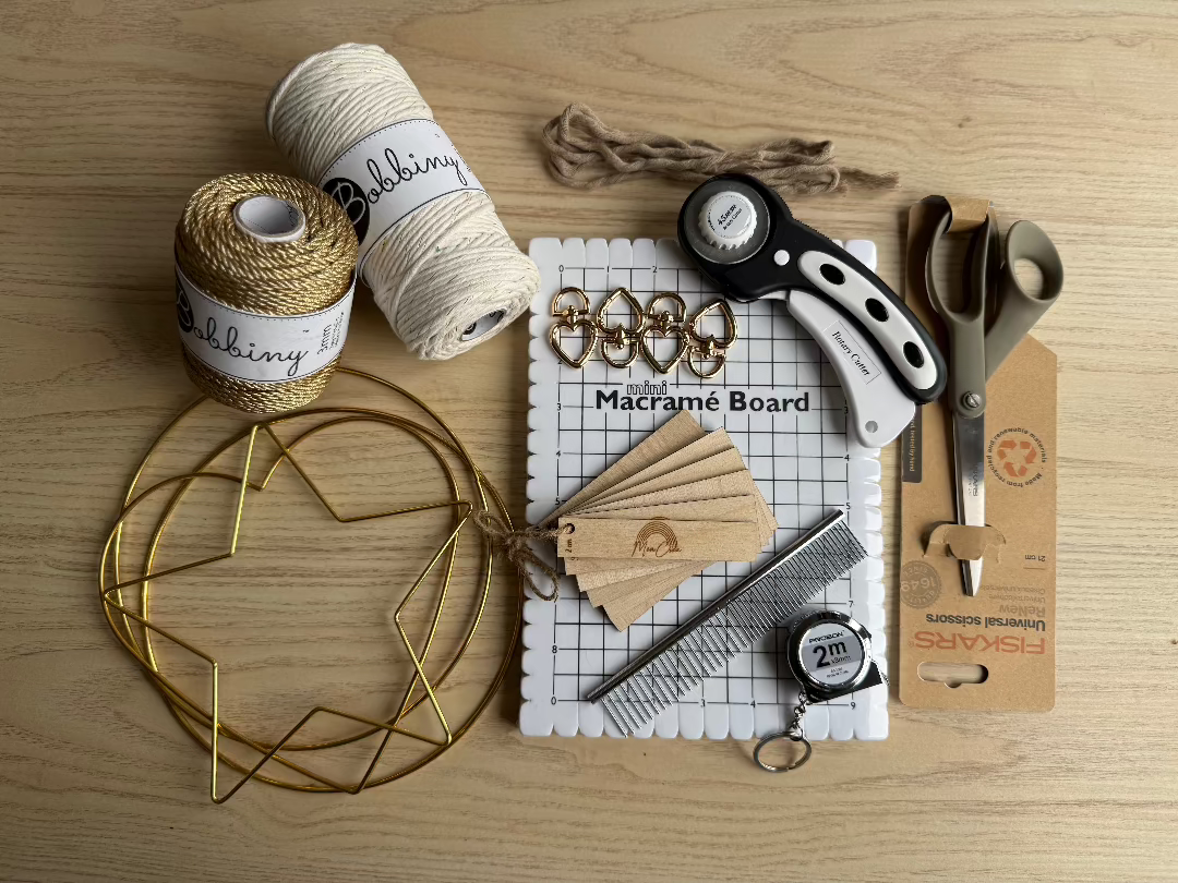 kit de demarrage macramé pack complet debutant 