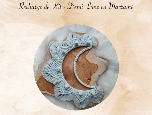 Recharge de kit | Demi Lune en macramé