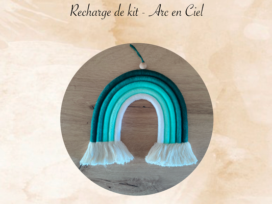 recharge de kit arc en ciel decoration murale chambre enfant debutant