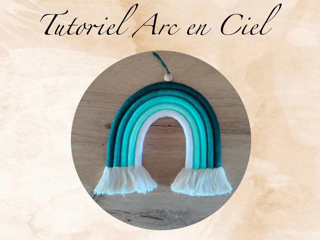 Tutoriel diy arc en ciel macramé debutant