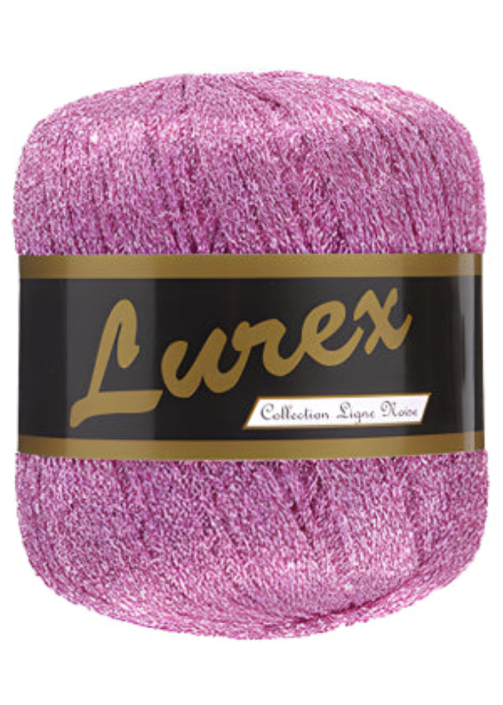 Fil métallisé 12 violet Lammy Yarns pour accessoires, sacs et créations DIY
