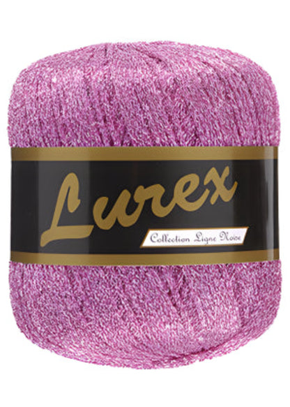Fil métallisé 12 violet Lammy Yarns pour accessoires, sacs et créations DIY