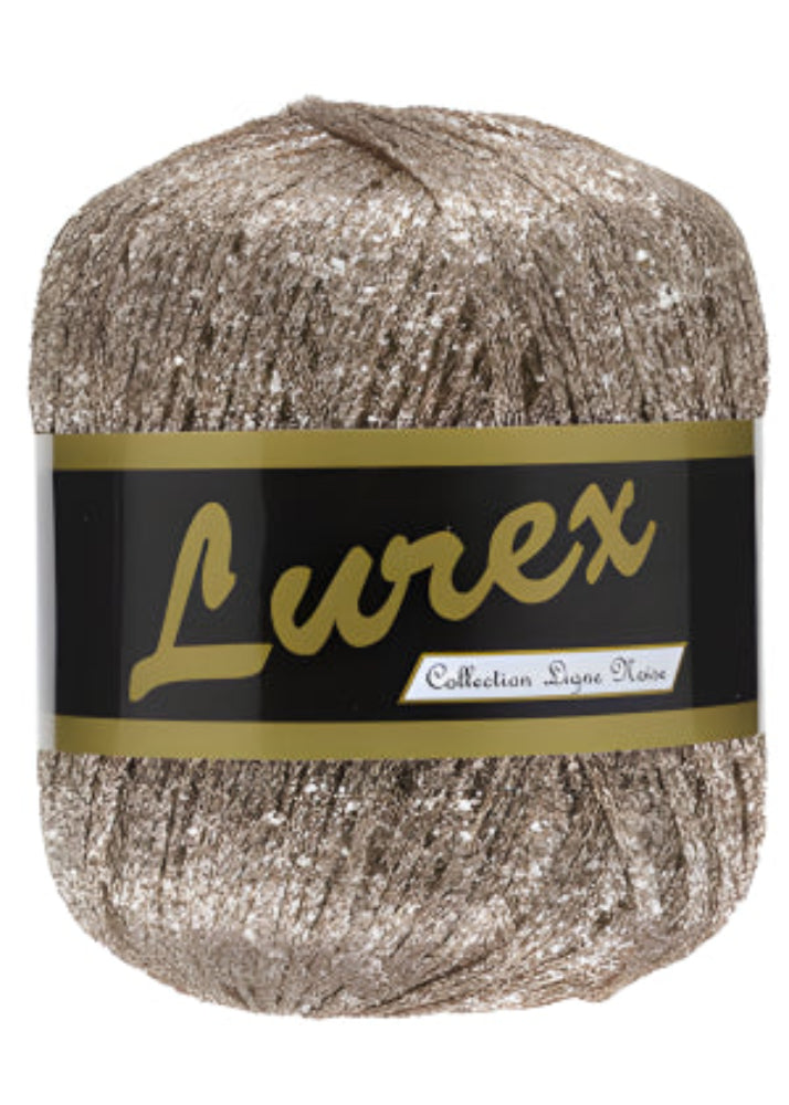 Fil brillant Lammy Yarns 20 champagne à associer avec un fil T-shirt pour un sac au crochet