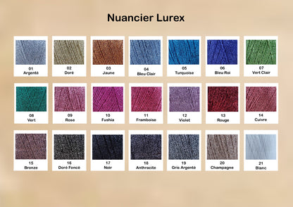 Nuancier lurex