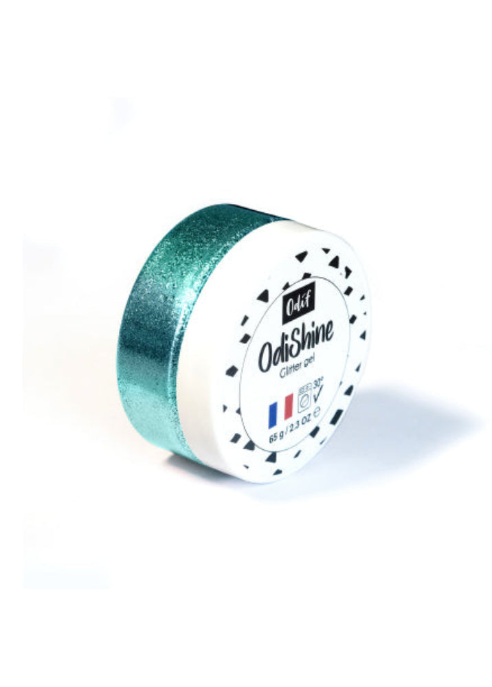 odishine - Gel Pailletté pour loisirs créatif Couleur turquoise- Odif