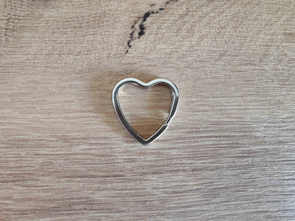 Porte clef coeur ou etoile en metal