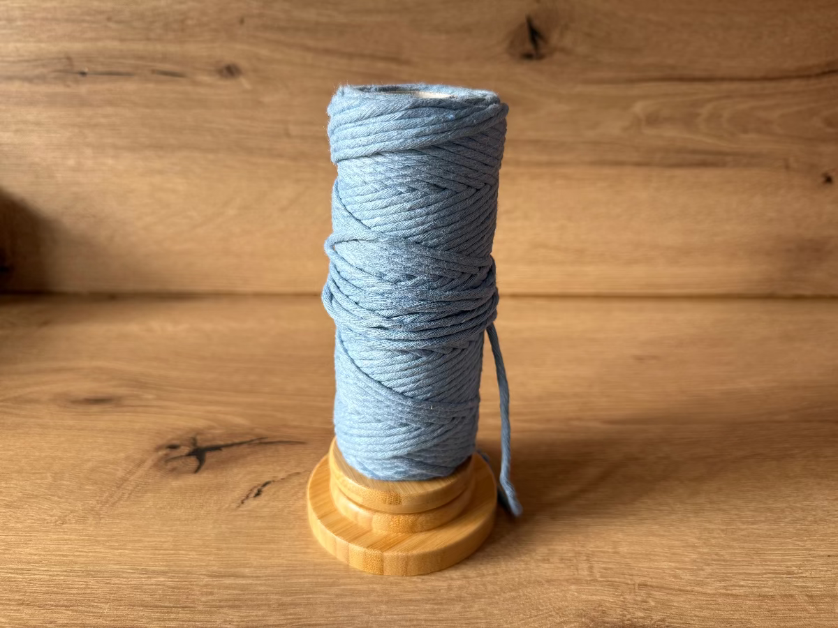 dérouleur de bobine en bois bambou