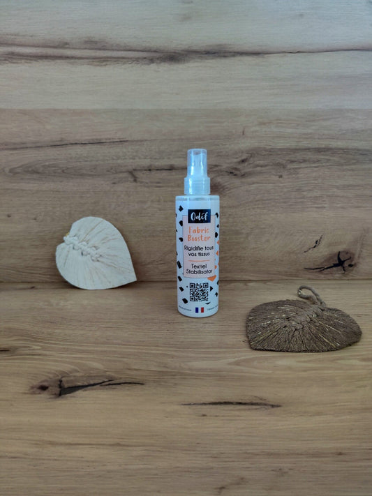 fabric booster rigidifiant textile macramé et diy loisirs créatifs