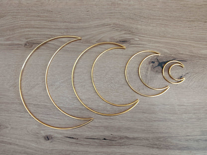 Lune en métal pour loisirs créatifs macramé