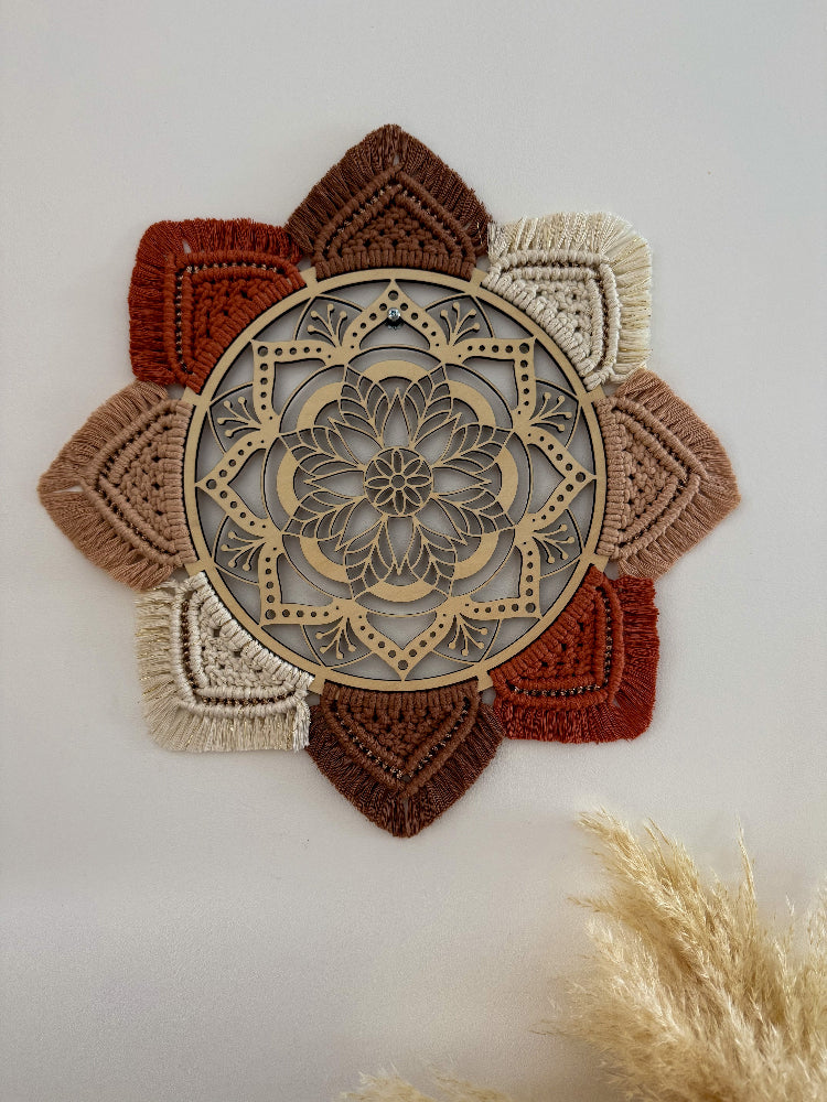 Kit DIY Mandala en Macramé – Débutant
