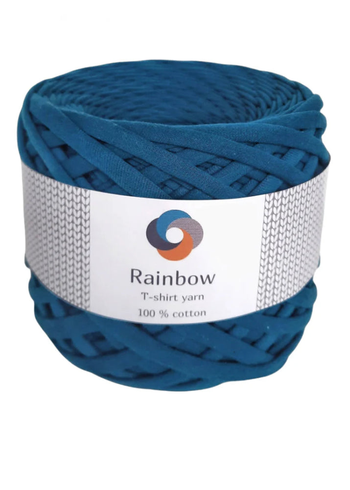 Fil T-shirt Rainbow Yarns bleu marine pour accessoires crochet