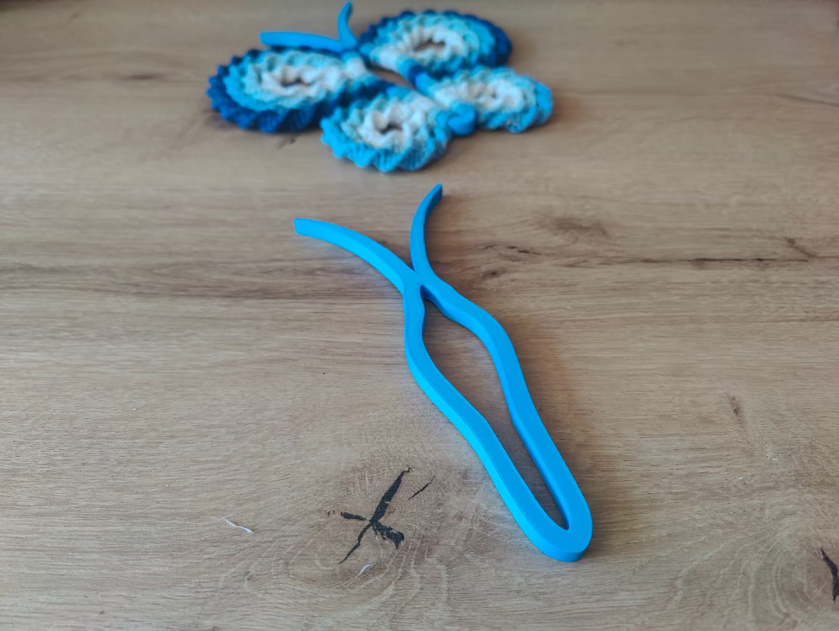 support papillon en 3d