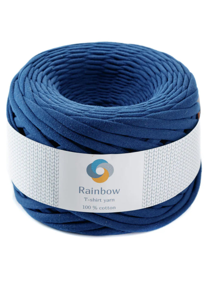 Fil Rainbow Yarns bleu  pour crochet débutant et confirmé