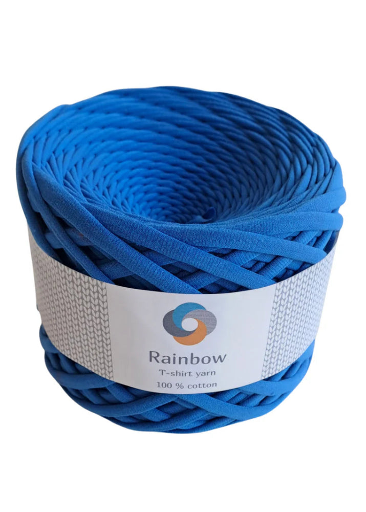 Fil T-shirt Rainbow Yarns bleu pour créations faites main