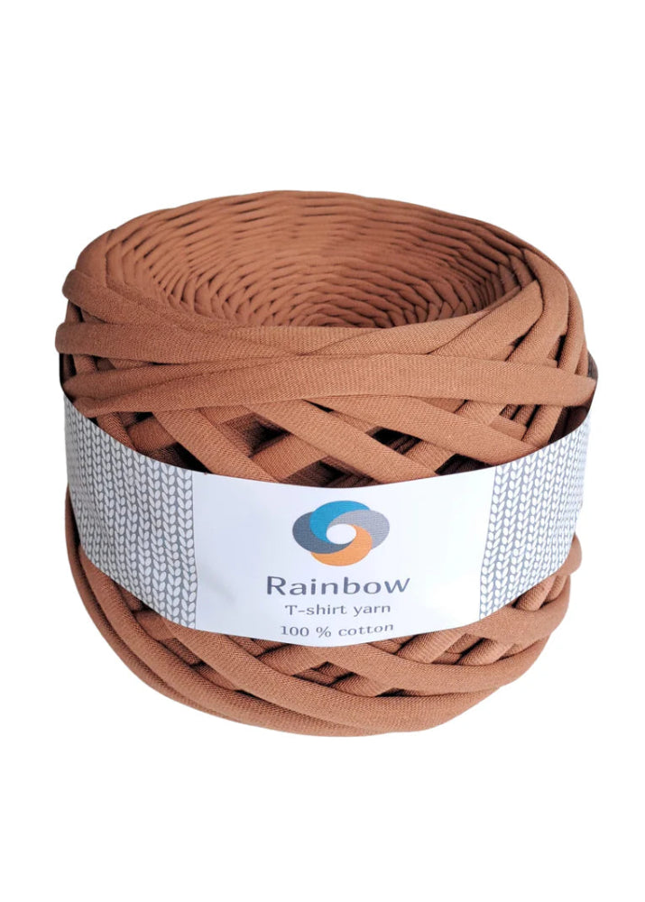 Fil coton Rainbow Yarns caramel pour projets créatifs