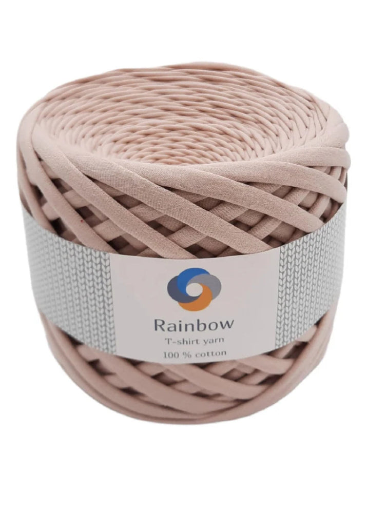 Fil T-shirt Rainbow Yarns nude pour objets déco