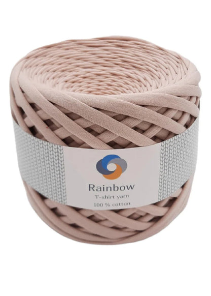 Fil T-shirt Rainbow Yarns nude pour objets déco