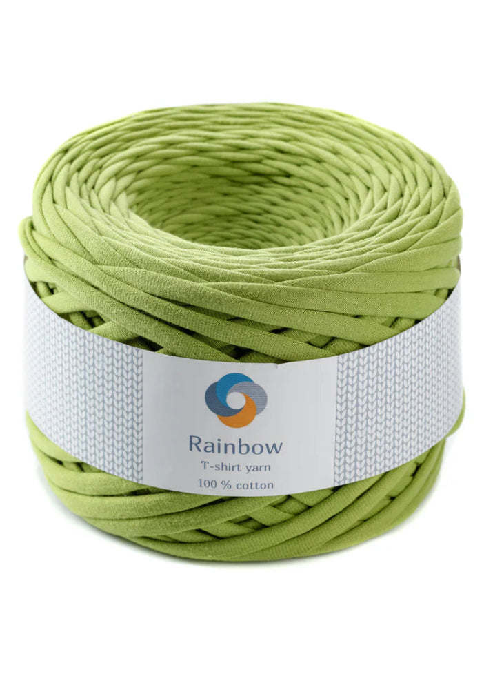 Fil Rainbow Yarns vert olive  pour cabas et sacs de plage