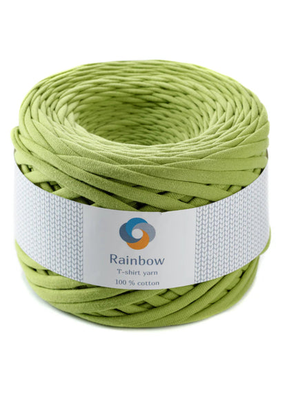 Fil Rainbow Yarns vert olive  pour cabas et sacs de plage