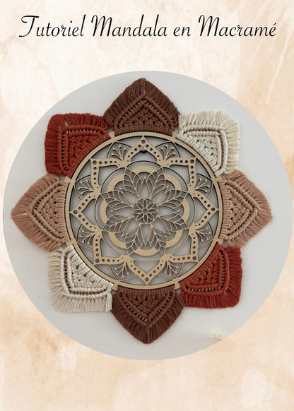 Tutoriel gratuit mandala en macramé accessible aux débutants